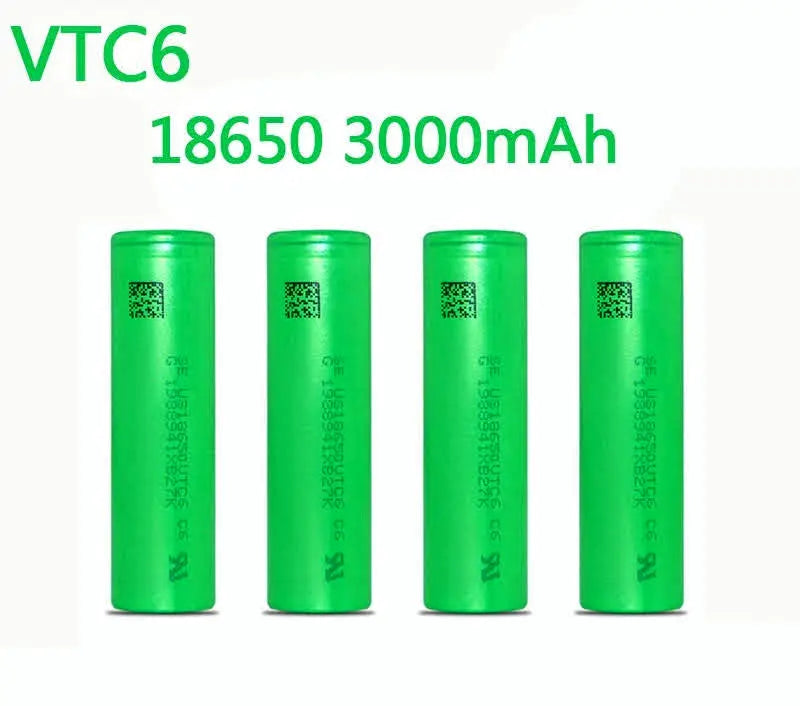 4 X 18650 - 3000 mah Batteries VTC6 Accus piles - Image #1