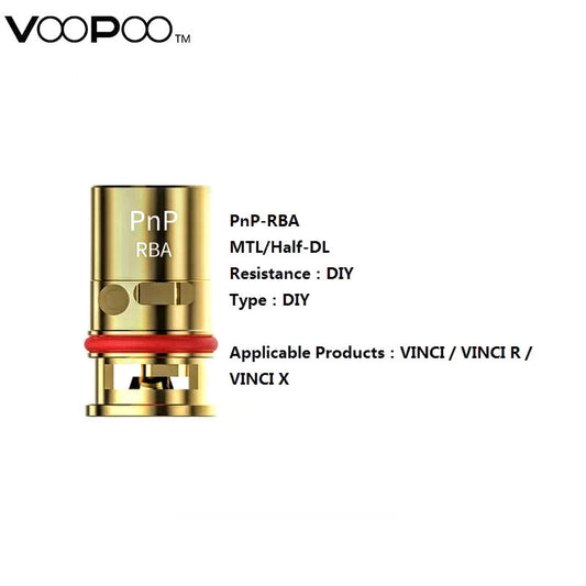 Kit résistances reconstructible P.n.P RBA Vinci (VOOPOO) PSY.VAP